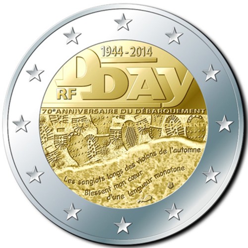 Piece 2 Euro D Day 2014 AUTOMASITES Piece 2 Euro D Day 2014 AUTOMASITES